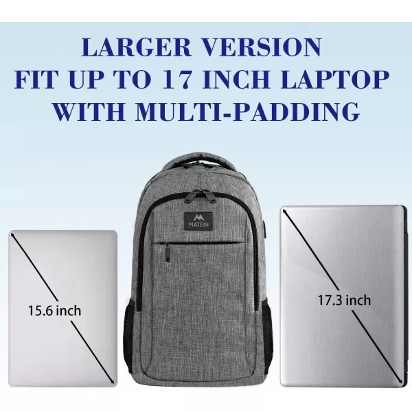 MATEIN Laptop Backpack for Womens, School Backpack with USB Port for Student Supplies and College Accessories, Water Resistant Travel Daypack Cute Book Bag for Teens and Ladies Fit 15.6 In Computer