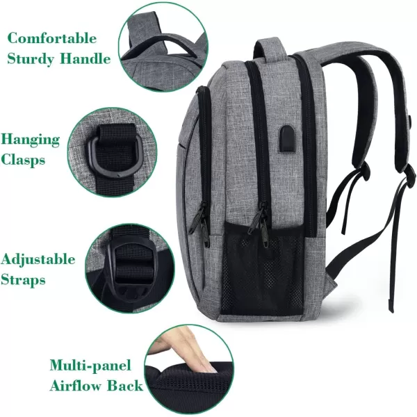 MATEIN Laptop Backpack for Womens, School Backpack with USB Port for Student Supplies and College Accessories, Water Resistant Travel Daypack Cute Book Bag for Teens and Ladies Fit 15.6 In Computer
