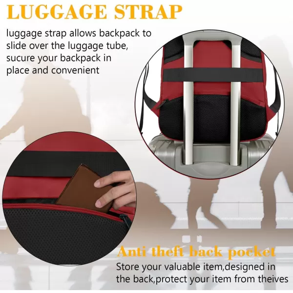 MATEIN Laptop Backpack for Womens, School Backpack with USB Port for Student Supplies and College Accessories, Water Resistant Travel Daypack Cute Book Bag for Teens and Ladies Fit 15.6 In Computer