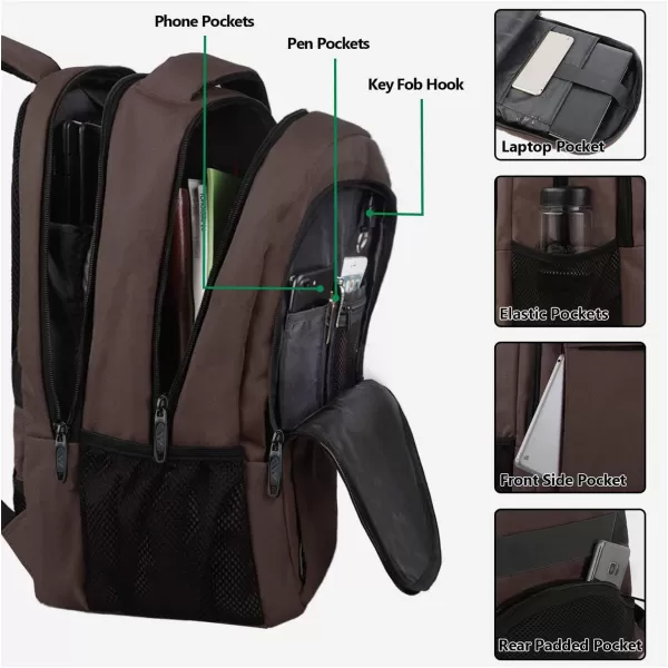 MATEIN Laptop Backpack for Womens, School Backpack with USB Port for Student Supplies and College Accessories, Water Resistant Travel Daypack Cute Book Bag for Teens and Ladies Fit 15.6 In Computer