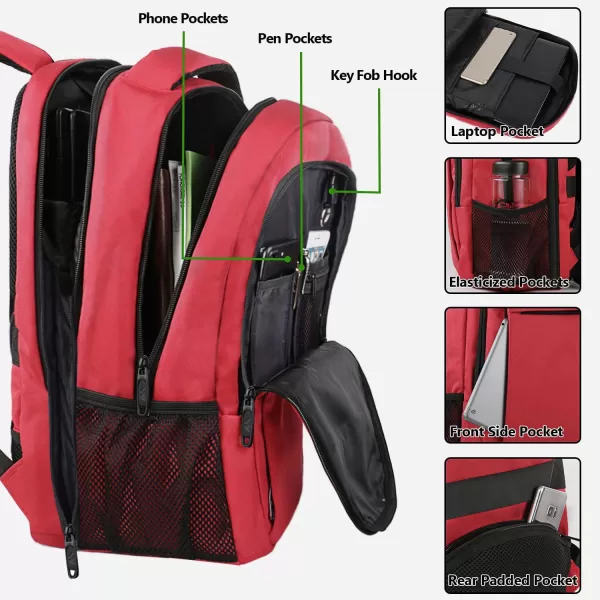 MATEIN Laptop Backpack for Womens, School Backpack with USB Port for Student Supplies and College Accessories, Water Resistant Travel Daypack Cute Book Bag for Teens and Ladies Fit 15.6 In Computer