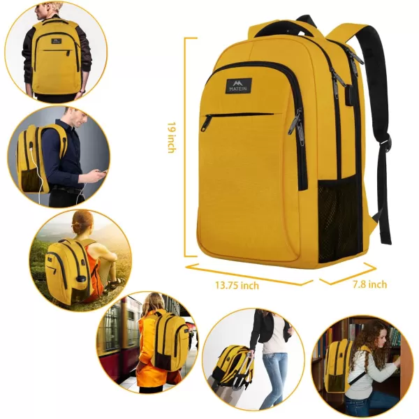 MATEIN Laptop Backpack for Womens, School Backpack with USB Port for Student Supplies and College Accessories, Water Resistant Travel Daypack Cute Book Bag for Teens and Ladies Fit 15.6 In Computer