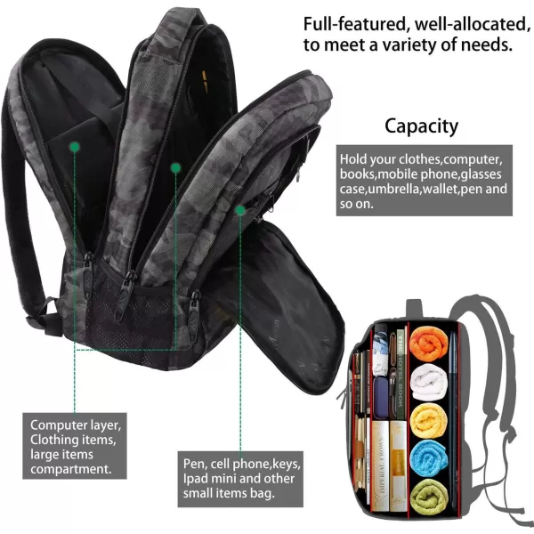 MATEIN Laptop Backpack for Womens, School Backpack with USB Port for Student Supplies and College Accessories, Water Resistant Travel Daypack Cute Book Bag for Teens and Ladies Fit 15.6 In Computer