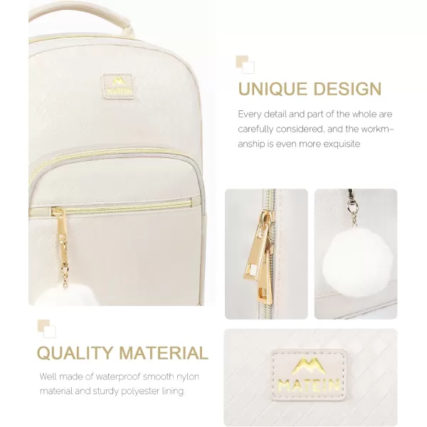 MATEIN Mini Backpack for Women, Waterproof Stylish Daypack Purse Shoulder Bag with USB Charging Port, Lightweight Small Casual Daily Travel Backpack, Ladies Gift for College Work, 2pcs Sets, Black