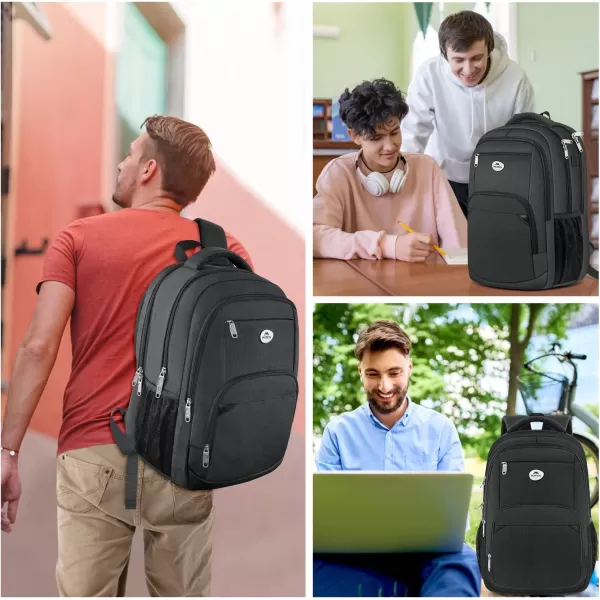 MATEIN Backpack, Business Backpack for Men, Water Resistant Men's Travel Laptop Bag with Charger for Airplane, 15.6 Inch Sturdy Padded Commuter Daypack Theft Proof, Work Gifts