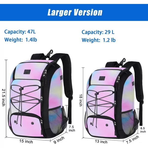MATEIN Baseball Backpack, Softball Bat Bag with Shoes Compartment for Youth, Boys and Adult, Lightweight Baseball Bag with Fence Hook Hold TBall Bat, Batting Mitten, Helmet, Caps, Teeball Gear