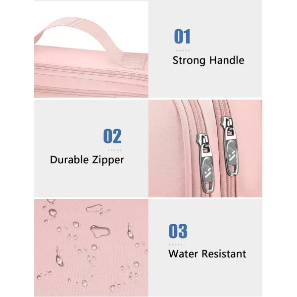 MATEIN Electronics Organizer Travel Case, Water Resistant Cable Organizer Bag for Travel Essentials, Tech Gifts for Men, Storage Bag as Accessories for Phone, Cord, iPad, Black