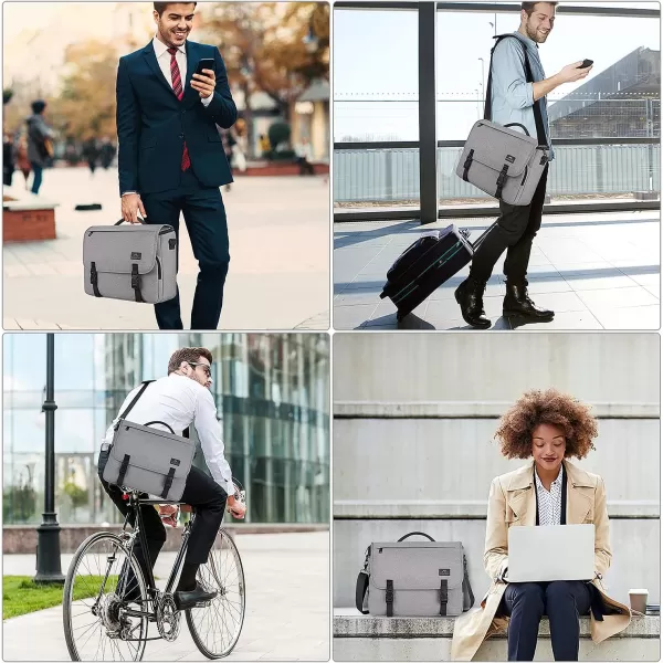 MATEIN Messenger Bag for Men, Women Briefcases Lightweight Men's Laptop Bag 15.6 inch Water Resistant Crossbody School Satchel Bags for Boys Computer Work Office Bag with Shoulder Strap, Black