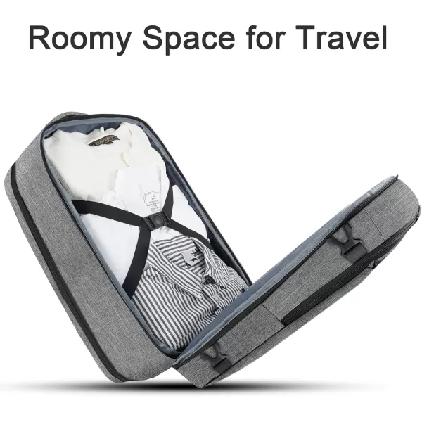 MATEIN Carry on Backpack for Airplanes, Underseat 40L Travel Backpack Personal item Size with Shoe Bag, TSA 17 inch Travel Backpacks for Men Airline Flight Approved Bag, Black