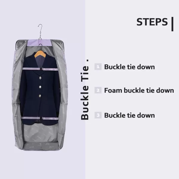 MATEIN Garment Bag for Travel, Large Carry on Garment Bags with Strap for Business, Waterproof Hanging Suit Luggage Bag for Men Women, Wrinkle Free Suitcase Cover for Shirts Dresses Coats, Black