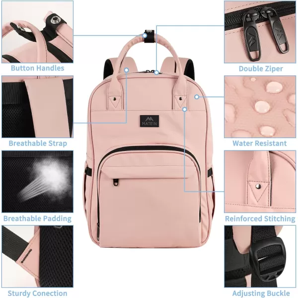 MATEIN Nurse Backpack, Waterproof Padded Medical Nursing Laptop Backpacks for Women, Home Health Clinical Tote Bag with Removable Organizer for College Work Travel, Nurses Gifts