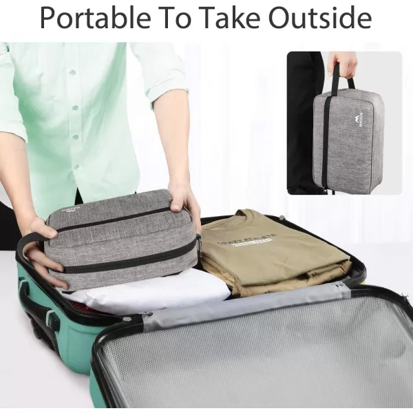 MATEIN Toiletry Bag for Men , Waterproof Dopp Kit Bathroom Shaving Bag for Toiletries, Small Accessories Small Cosmetics &amp; Makeup Organizer for Traveling