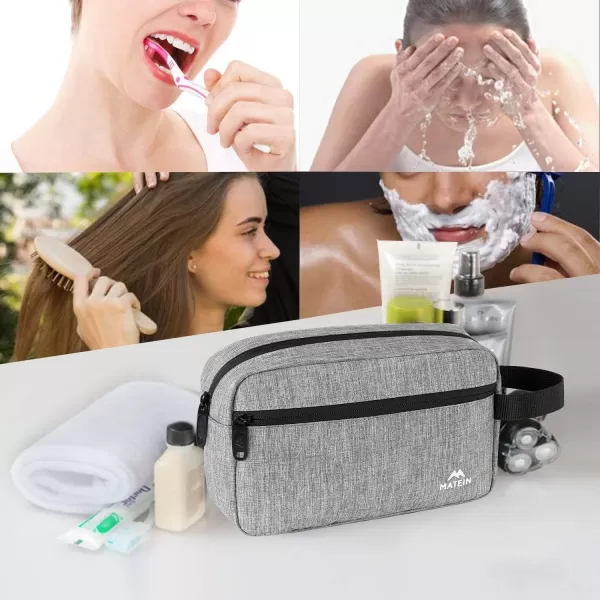 MATEIN Toiletry Bag for Men , Waterproof Dopp Kit Bathroom Shaving Bag for Toiletries, Small Accessories Small Cosmetics &amp; Makeup Organizer for Traveling
