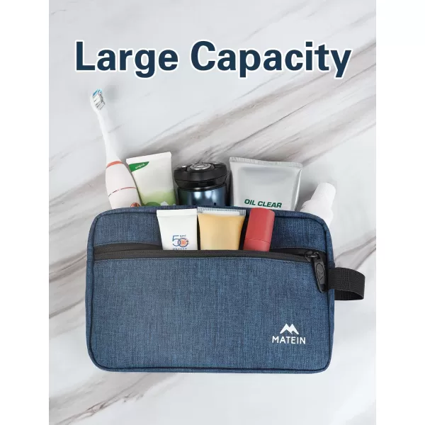 MATEIN Toiletry Bag for Men , Waterproof Dopp Kit Bathroom Shaving Bag for Toiletries, Small Accessories Small Cosmetics &amp; Makeup Organizer for Traveling