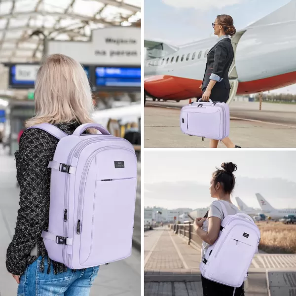 MATEIN Travel Backpack for Women, 50L Carry on Backpack with Wet Bag Expandable Flight Approved Luggage Backpack Suitcase, Large Weekender Bag Water Resistant Lightweight Daypack Gift for Travel Women