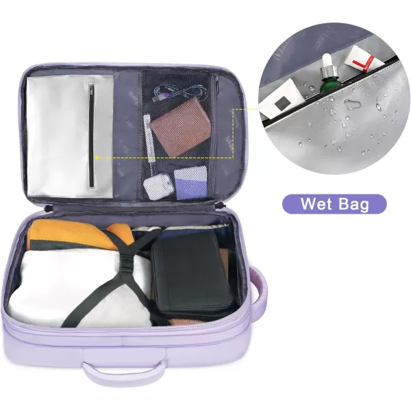 MATEIN Travel Backpack for Women, 50L Carry on Backpack with Wet Bag Expandable Flight Approved Luggage Backpack Suitcase, Large Weekender Bag Water Resistant Lightweight Daypack Gift for Travel Women