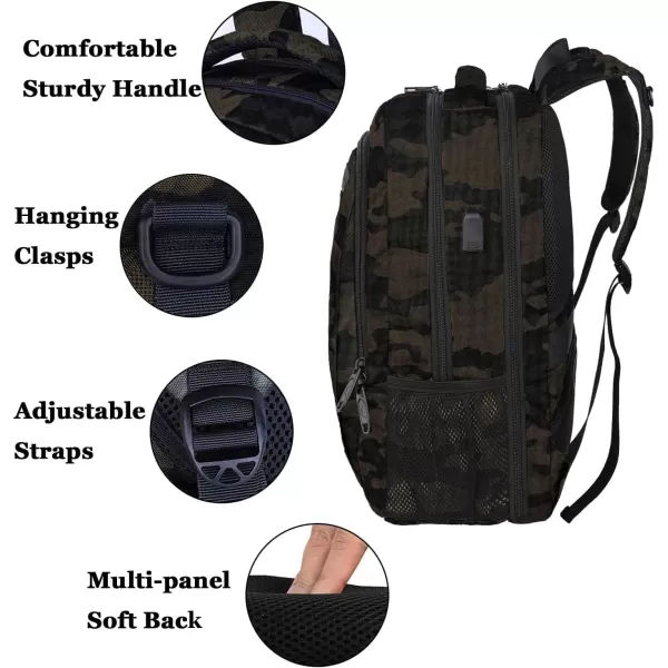 MATEIN Laptop Backpack for Men Women, Extra Large TSA Friendly College Backpack with USB Charging Port, Anti Theft Carry On Flight Approved Business Work Travel 17 Inch Computer Backpack Bag