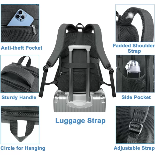MATEIN Mens Backpack for Work, Water Resistant Lunch Box Backpack Fits 18 Inch Laptop, Flight Approved Travel Backpack with Luggage Sleve, Extra Large Insulated Cooler Backpack, Gift for Adult