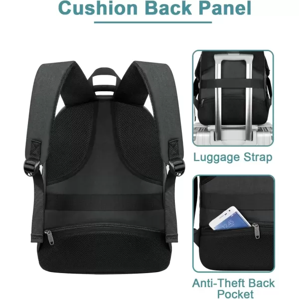 imageMATEIN 17 Inch Laptop Backpack Extra Large College Backpacks TSA Friendly Padded Computer Bag with USB Charging Port Waterproof AntiTheft Backpack for Men Women Gifts17inchBlack