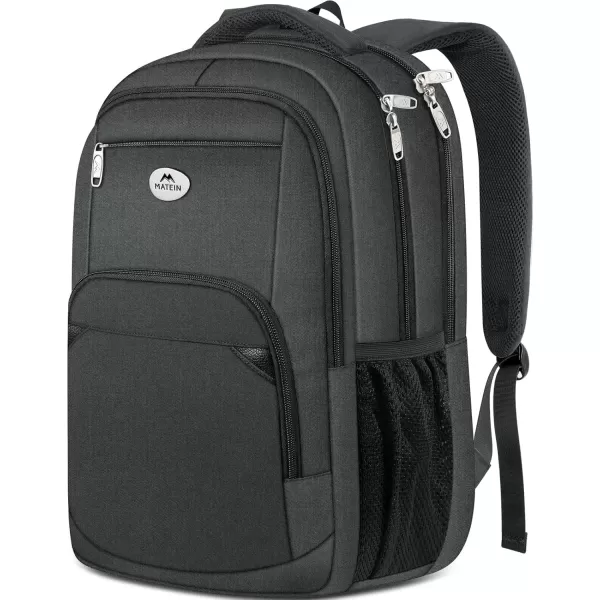 imageMATEIN 17 Inch Laptop Backpack Extra Large College Backpacks TSA Friendly Padded Computer Bag with USB Charging Port Waterproof AntiTheft Backpack for Men Women Gifts17inchBlack