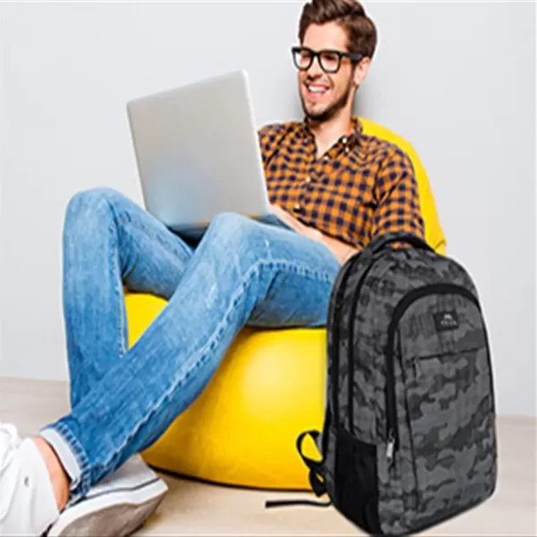 imageMATEIN Extra Large Backpack 17 Inch Travel Laptop Backpack with USB Charging Port Anti Theft TSA Friendly Business Work College Computer Backpack for Men Women BlackCamo Grey