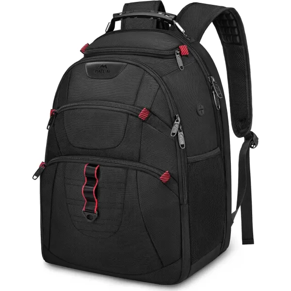 imageMATEIN TSA Friendly Travel Laptop Backpack Airline Approved Water Resistant 173 inch Computer Backpack Extra Large Business Work Backpack with Wet Pocket ampamp USB Hole for Men Black