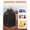 imageMATEIN Basketball Backpack Boys Basketball Bag with Ball ampamp Shoes Compartment Youth Soccer Equipment Bags with Fence Hook ampamp Insulated Pockets Padded 156 Inch TSA Laptop Backpacks for Sports Gym