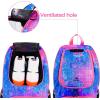 imageMATEIN Basketball Bag Sturdy Soccer Bag with Ball Holder ampamp Shoe Compartment Large Basketball Backpack for Training Equipment Water Resistant Sports Ball Bags Fits Volleyball Football ColorfulPink
