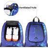 imageMATEIN Basketball Bag Sturdy Soccer Bag with Ball Holder ampamp Shoe Compartment Large Basketball Backpack for Training Equipment Water Resistant Sports Ball Bags Fits Volleyball Football ColorfulGalaxy Blue