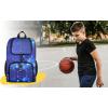 imageMATEIN Basketball Bag Sturdy Soccer Bag with Ball Holder ampamp Shoe Compartment Large Basketball Backpack for Training Equipment Water Resistant Sports Ball Bags Fits Volleyball Football ColorfulGalaxy Blue