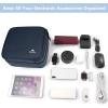 imageMATEIN Cable Organizer Bag Waterproof Travel Electronic Storage with Adjustable Divider Shockproof Portable Double Layer Tech Bag Carrying Case for Cord Earbuds Charger SD Card Tech Gifts BlackBlue