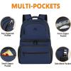 imageMATEIN Cooler Backpack 26 Cans Insulated Lunch Backpack for Men Women Leakproof Double Layer Lunch Cooler Bag Lightweight Soft Lunch Backpack with Cooler Compartment Beach Camping Hiking Beer GiftsBlue
