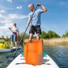 imageMATEIN Dry Bag Marine Dry Sack Waterproof Backpack with Wet Bags for Kayaking Floating Swimming Boating Lightweight Paddle Board Casual Daypack for Hiking Camping 2pcs Set Friendship Gifts Orange