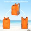 imageMATEIN Dry Bag Marine Dry Sack Waterproof Backpack with Wet Bags for Kayaking Floating Swimming Boating Lightweight Paddle Board Casual Daypack for Hiking Camping 2pcs Set Friendship Gifts Orange