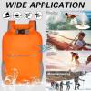 imageMATEIN Dry Bag Marine Dry Sack Waterproof Backpack with Wet Bags for Kayaking Floating Swimming Boating Lightweight Paddle Board Casual Daypack for Hiking Camping 2pcs Set Friendship Gifts Orange