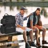 imageMATEIN Fishing Backpack Water Resistant Fishing Tackle Box Bag with Rod Holders ampamp Cooler Gear Gifts for MenBlack  Large