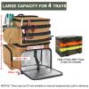 imageMATEIN Fishing Backpack Water Resistant Fishing Tackle Box Bag with Rod Holders ampamp Cooler Gear Gifts for MenKhaki