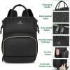 imageMATEIN Lunch Backpack for Men Women 17 Inch Large Insulated Cooler Backpack with USB Charging Port Water Resistant Lunch Box Backpack Travel Laptop Backpack for Men Work Picnic College Nurse BlackBlack