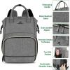 imageMATEIN Lunch Backpack for Men Women 17 Inch Large Insulated Cooler Backpack with USB Charging Port Water Resistant Lunch Box Backpack Travel Laptop Backpack for Men Work Picnic College Nurse BlackAustere Grey