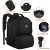 imageMATEIN Lunch Backpack for Men Work 17 Inch Insulated Cooler Backpack Lunch Box with USB Charging Port Water Resistant Laptop Backpack Computer Bag Meal Prep Backpack for Picnic College Travel BlackBlack