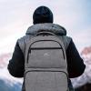 imageMATEIN Lunch Backpack for Men Work 17 Inch Insulated Cooler Backpack Lunch Box with USB Charging Port Water Resistant Laptop Backpack Computer Bag Meal Prep Backpack for Picnic College Travel BlackGrey