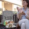 imageMATEIN Lunch Bags for Women Cooler Lunchbox Insulated Work Backpack with USB Charging Port Water Resistant Travel Computer Bag College Daypack Fits 156 Inch Laptop Friendship Gifts for Women GreyGrey
