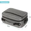 imageMATEIN Smell Proof Bag Odor Proof Bags Stash Box Container with Combination Lock Travel Storage Case with Detachable Shoulder Strap Scent Proof Bag Gifts for Men ampamp WomenGrey
