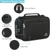 imageMATEIN Smell Proof Bag Odor Proof Bags Stash Box Container with Combination Lock Travel Storage Case with Detachable Shoulder Strap Scent Proof Bag Gifts for Men ampamp WomenBlack