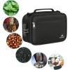 imageMATEIN Smell Proof Bag Odor Proof Bags Stash Box Container with Combination Lock Travel Storage Case with Detachable Shoulder Strap Scent Proof Bag Gifts for Men ampamp WomenBlack