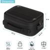 imageMATEIN Smell Proof Bag Odor Proof Bags Stash Box Container with Combination Lock Travel Storage Case with Detachable Shoulder Strap Scent Proof Bag Gifts for Men ampamp WomenBlack