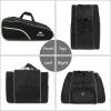 imageMATEIN Tennis Bag 6 Rackets Large Protective Convertible Racquet Backpack with Shoes Compartment for Men Women Sturdy Racket Bag with Cooler Pocket ampamp Removeable Shoulder Strap for Sport Equipment