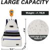 imageMATEIN Tennis Bag Tennis Racket Bags Large Tennis Backpack for Men ampamp Women with Shoe Compartment Hold 2 Rackets Waterproof Tennis Gifts BagBeige