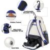 imageMATEIN Tennis Bag Tennis Racket Bags Large Tennis Backpack for Men ampamp Women with Shoe Compartment Hold 2 Rackets Waterproof Tennis Gifts BagBeige
