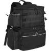 imageMATEIN Fishing Backpack Water Resistant Fishing Tackle Box Bag with Rod Holders ampamp Cooler Gear Gifts for MenBlack